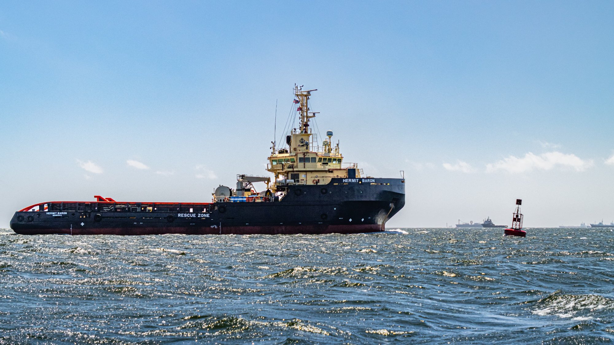 Hermit Baron at sea